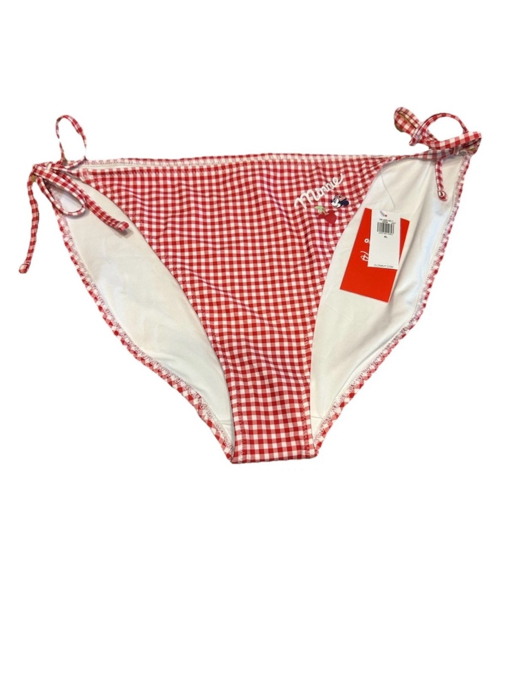NWT Women's Old Navy Disney Minnie Mouse String Bikini Bottoms Size XL (16-18)